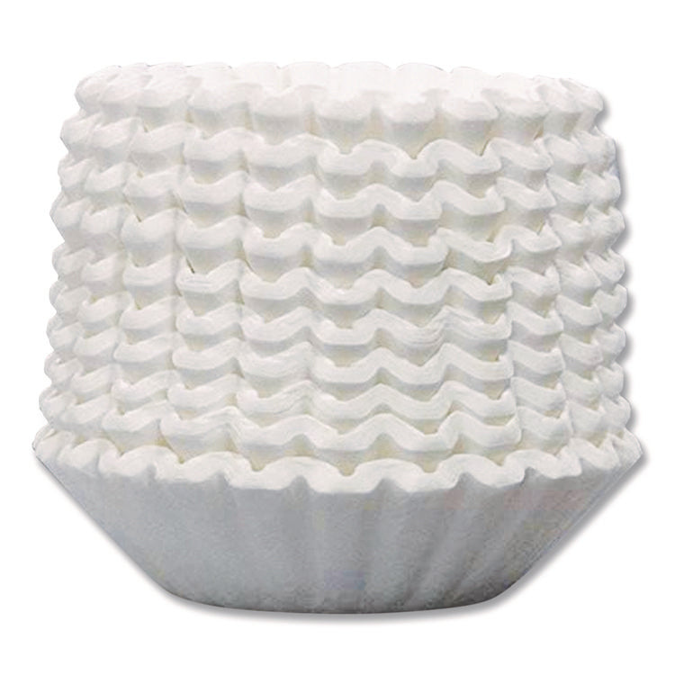 Commercial Coffee Filters, 6 gal Urn Style, Flat Bottom, 36/Cluster, 7 Clusters/Carton