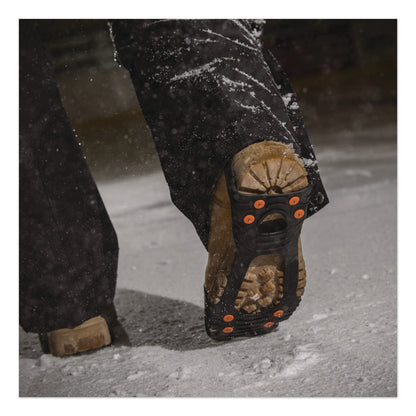 Trex 6300 One Piece Slip-on Ice Cleats, Large, Black, Pair