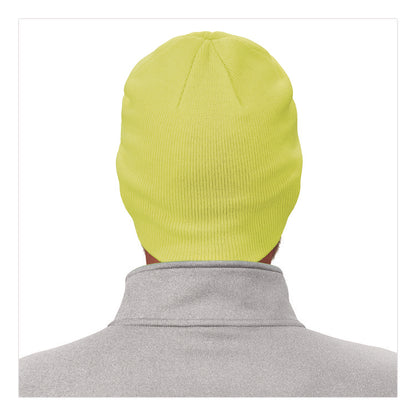 N-Ferno 6812 Rib Knit Beanie, Acrylic, One Size Fits Most, Lime