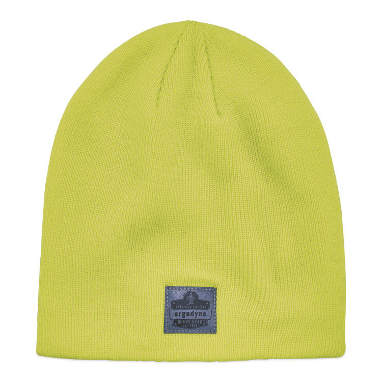 N-Ferno 6812 Rib Knit Beanie, Acrylic, One Size Fits Most, Lime