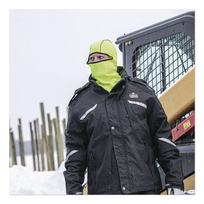 N-Ferno 6821 Fleece Balaclava Face Mask, One Size Fits Most, Lime