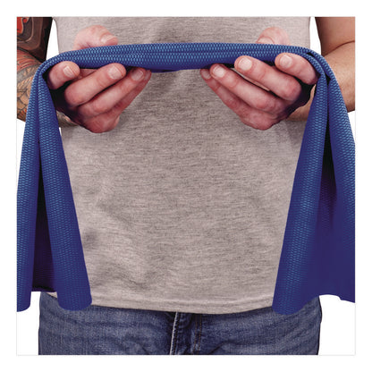 Chill-Its 6601 Economy Evaporative PVA Cooling Towel, 29.5 x 13, One Size Fits Most, PVA, Blue