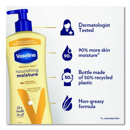 Intensive Care Nourishing Moisture Body Lotion, 20.3 oz Pump Bottle