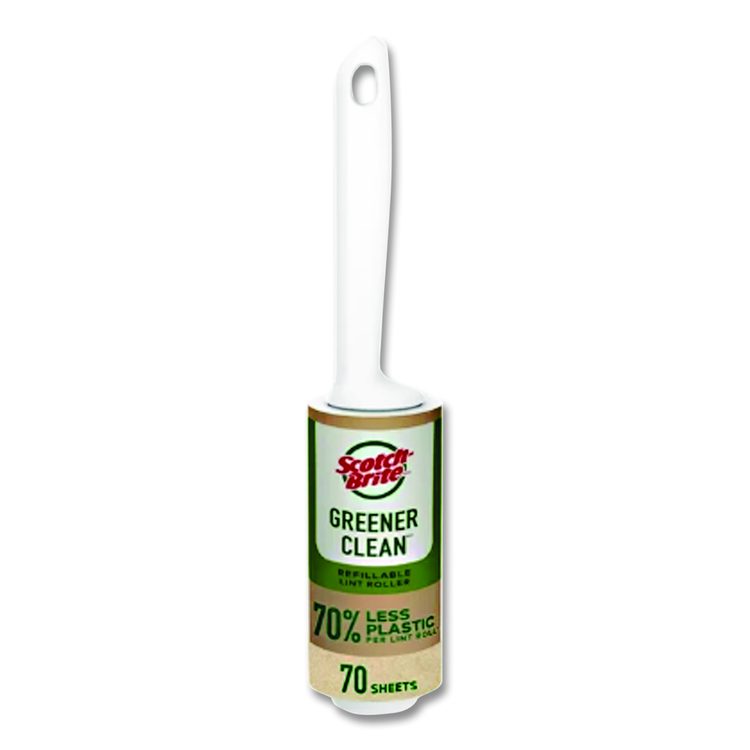 Greener Clean Lint Roller, 70 Sheets/Roll