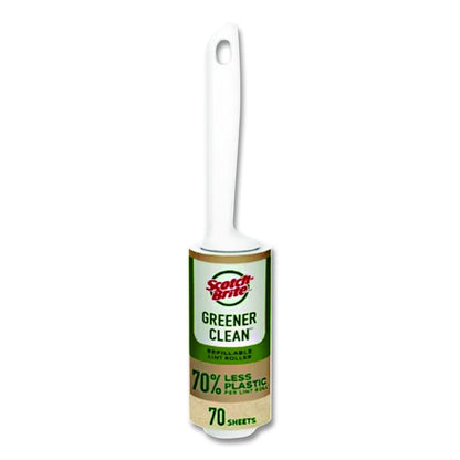 Greener Clean Lint Roller, 70 Sheets/Roll