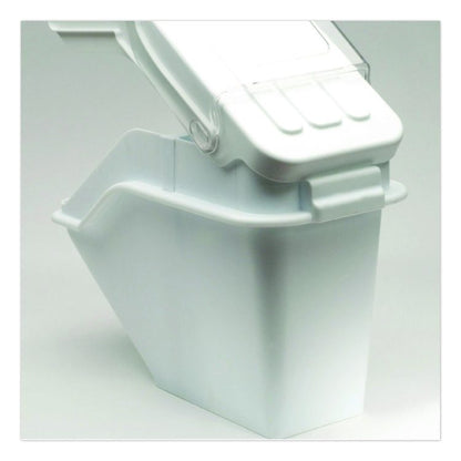 ProSave Shelf Ingredient Bins, 5.4 gal, 11.5 x 23.5 x 16.88, White, Plastic