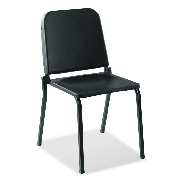 8200 Series Melody Music Chair, Supports Up to 300 lbs, 17.5" Seat Height, Black Seat, Black Back, Black Base, 2/Pack