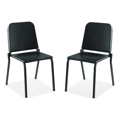 8200 Series Melody Music Chair, Supports Up to 300 lbs, 17.5" Seat Height, Black Seat, Black Back, Black Base, 2/Pack