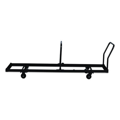 Folding Chair Dolly For Vertical Storage, Metal, 1,100 lb Capacity, 19.25" x 81" x 38.5", Brown