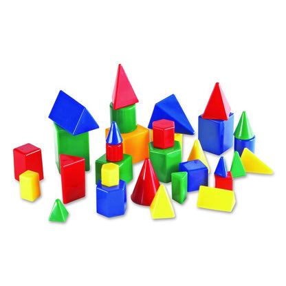 Mini GeoSolids, Grades K to 5, 32 Pieces