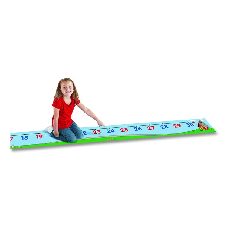 0-30 Number Line Floor Mat, Grades K to 5