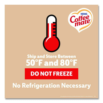 Liquid Coffee Creamer, Original, 0.38 oz Mini Cups, 50/Box, 4 Boxes/Carton