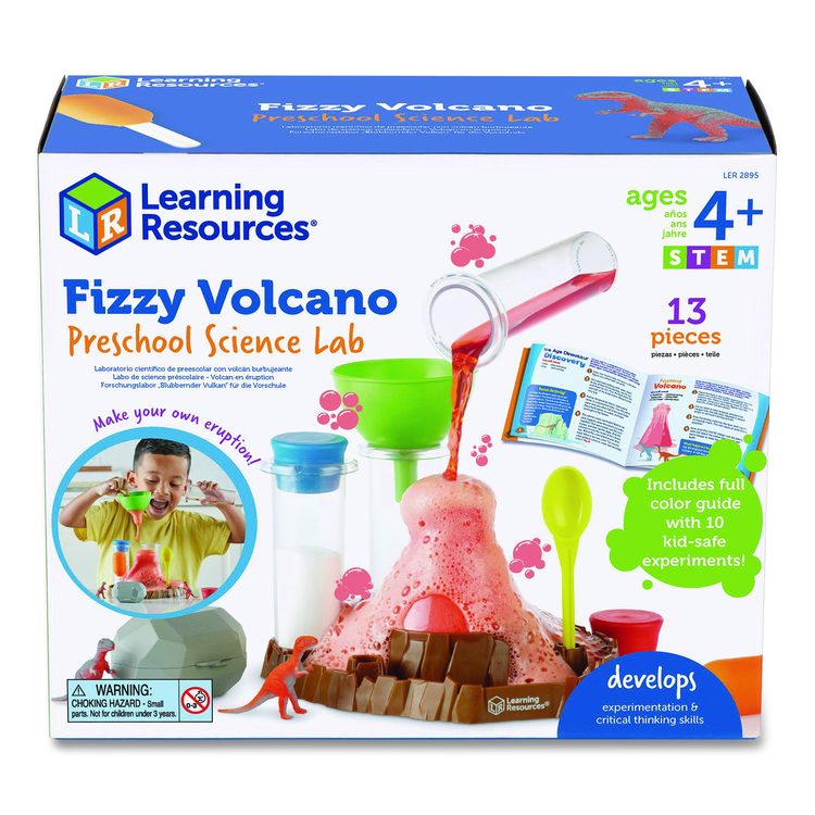 Fizzy Volcano Preschool Science Lab, Grades Pre-K to 2, 13 Pieces