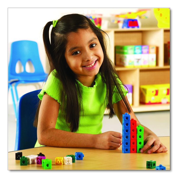 Snap Cubes, Grades K to 2, 500 Pieces