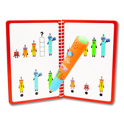 Hot Dots Numberblocks Activity Book with Interactive Pen, Number Recognition 1-10, 75 Activities, Pre-K to K, 60 Pages