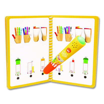 Hot Dots Numberblocks Activity Book with Interactive Pen, Number Recognition 11 to 20, 60 Activities, Grades K to 1, 60 Pages