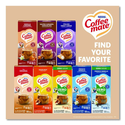 Liquid Coffee Creamer, Original, 0.38 oz Mini Cups, 50/Box