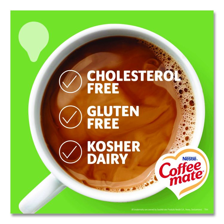Liquid Coffee Creamer, Irish Cream, 0.38 oz Mini Cups, 50/Box, 4 Boxes/Carton