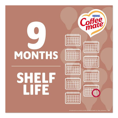 Liquid Coffee Creamer, Cafe Mocha, 0.38 oz Mini Cups, 50/Box