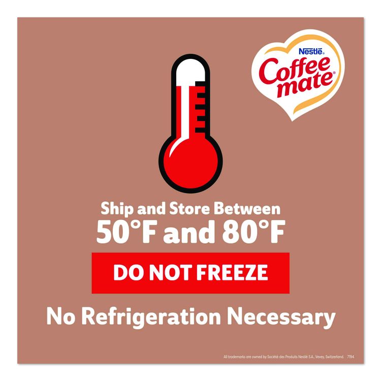 Liquid Coffee Creamer, Cafe Mocha, 0.38 oz Mini Cups, 50/Box