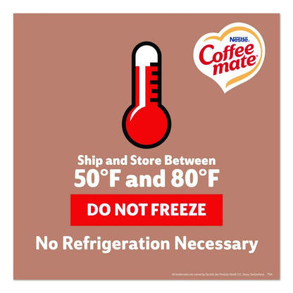 Liquid Coffee Creamer, Cafe Mocha, 0.38 oz Mini Cups, 50/Box