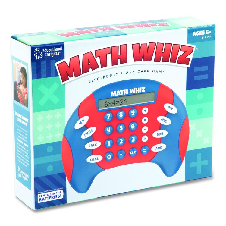 Math Whiz, Three Game Modes, Four Subjects: Addition, Subtraction, Multiplication and Division, Grades 1 to 5