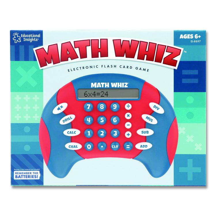 Math Whiz, Three Game Modes, Four Subjects: Addition, Subtraction, Multiplication and Division, Grades 1 to 5