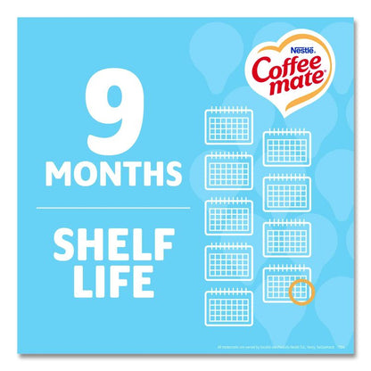 Liquid Coffee Creamer, French Vanilla, 0.38 oz Mini Cups, 50/Box, 4 Boxes/Carton