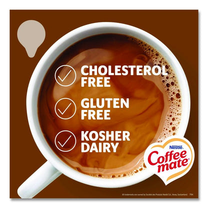 Liquid Coffee Creamer, Snickers, 0.38 oz Mini Cups, 50/Box