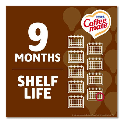 Liquid Coffee Creamer, Snickers, 0.38 oz Mini Cups, 50/Box