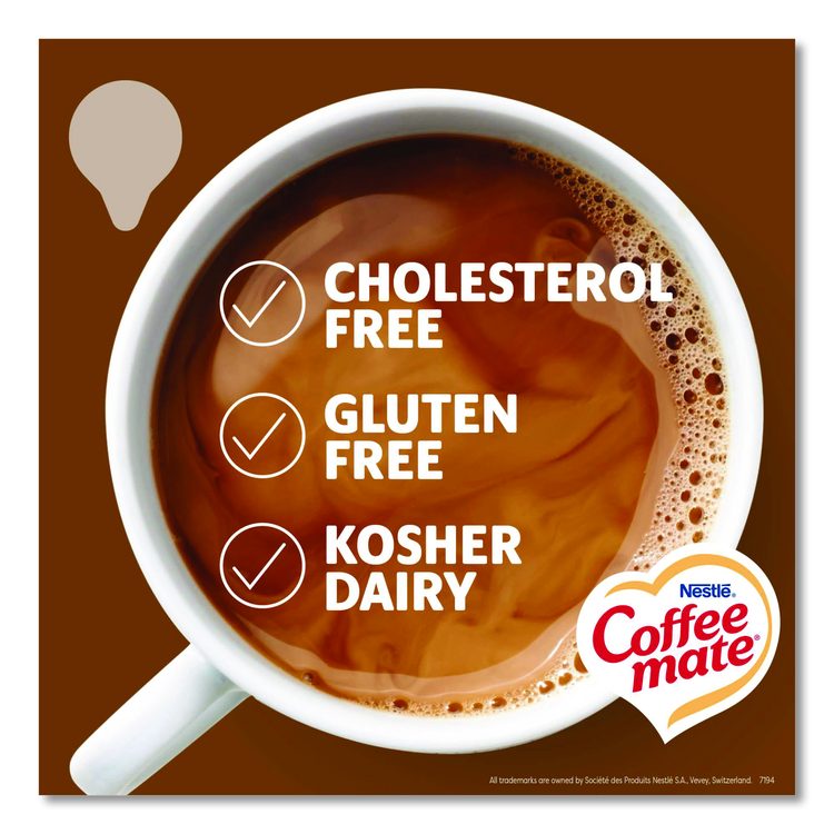 Liquid Coffee Creamer, Snickers, 0.38 oz Mini Cups, 200/Carton
