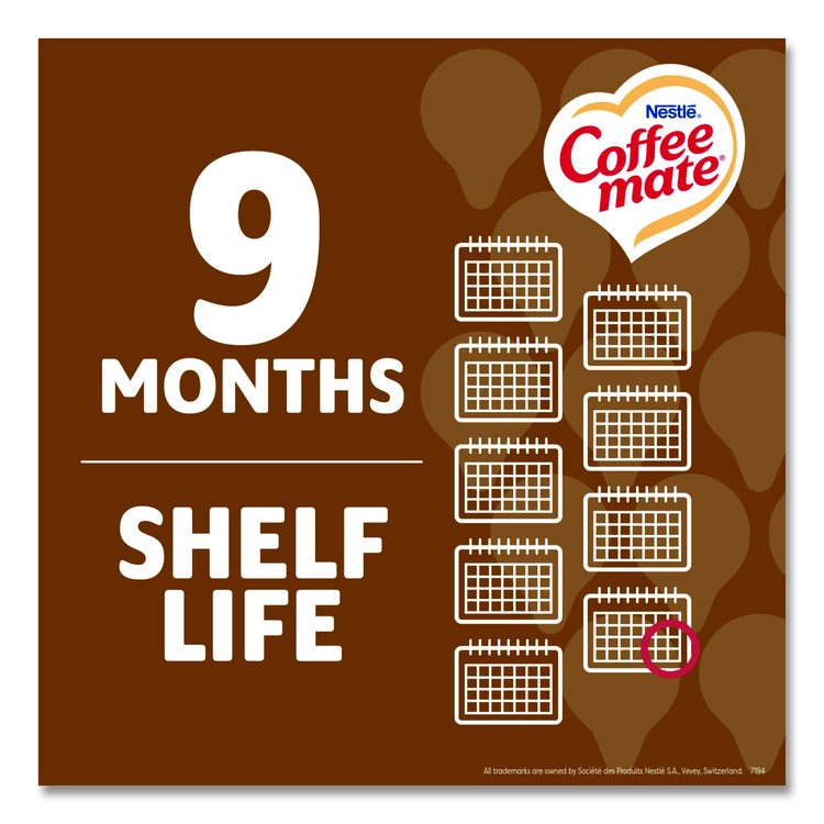 Liquid Coffee Creamer, Snickers, 0.38 oz Mini Cups, 200/Carton