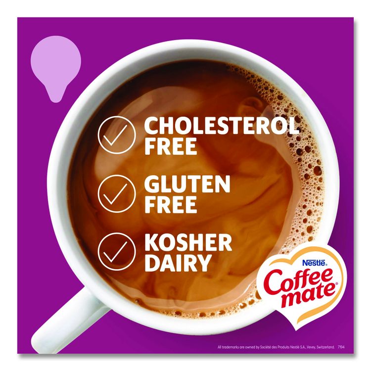 Liquid Coffee Creamer, Salted Caramel Chocolate, 0.38 oz Mini Cups, 50/Box