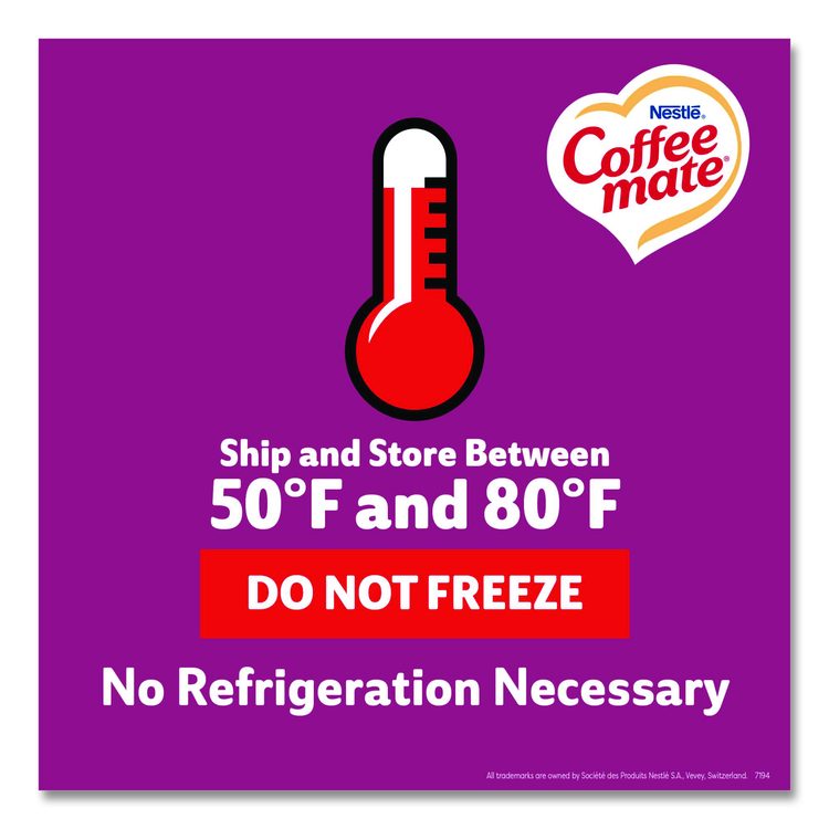 Liquid Coffee Creamer, Salted Caramel Chocolate, 0.38 oz Mini Cups, 50/Box