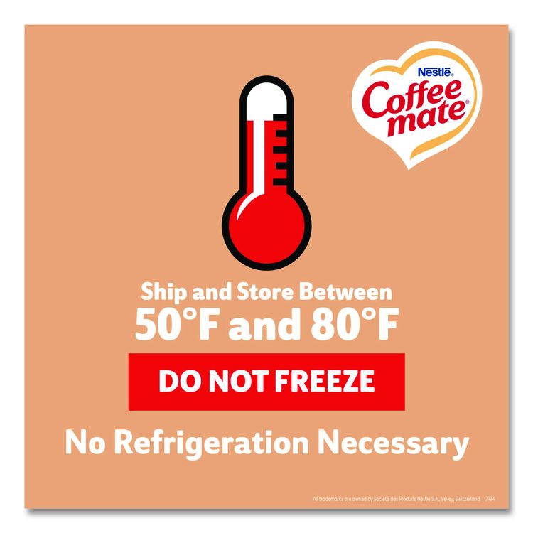 Liquid Coffee Creamer, Vanilla Caramel, 0.38 oz Mini Cups, 50/Box