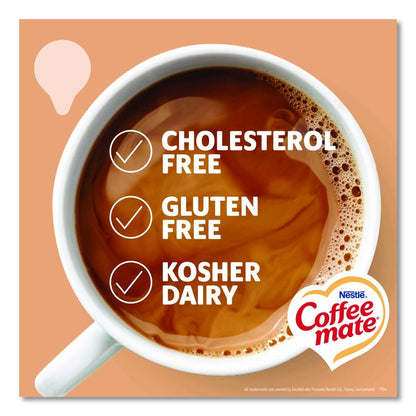 Liquid Coffee Creamer, Vanilla Caramel, 0.38 oz Mini Cups, 50/Box, 4 Boxes/Carton