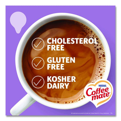 Liquid Coffee Creamer, Italian Sweet Cream, 0.38 oz Mini Cups, 50/Box, 4 Boxes/Carton