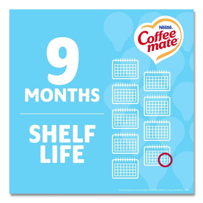 Liquid Coffee Creamer, Zero Sugar French Vanilla, 0.38 oz Mini Cups, 50/Box