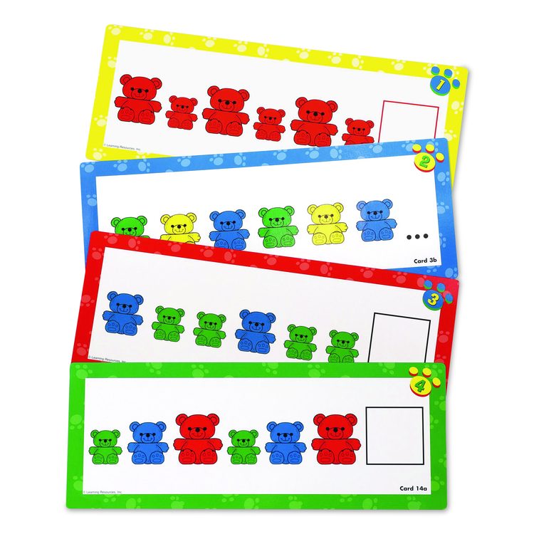 Three Bear Family Sorting Activity Set, Pre-K to K, 133 Pieces