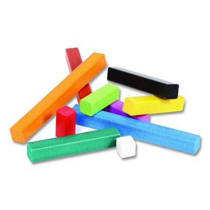 Cuisenaire Rods Introductory Set, Grades Pre-K to 3, 74 Pieces