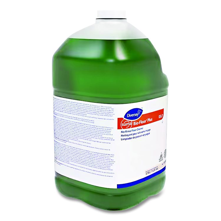 Suma Bio-Floor Cleaner, Unscented, Liquid, 1 gal Bottle, 4/Carton