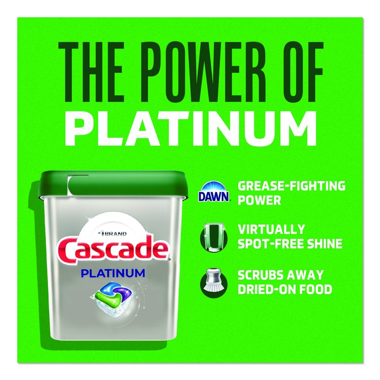 Platinum ActionPacs, Fresh Scent, 14 oz Pack, 26 Pods/Pack, 4 Packs/Carton