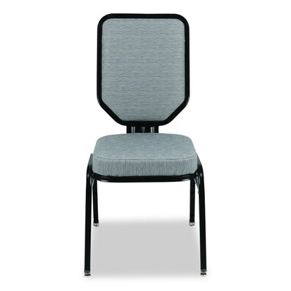 Flex-Back Banquet Chair, Supports Up to 500 lbs, 18.6" Seat Height, Morticia Lithium Seat/Back, Black Base, 2/Pack