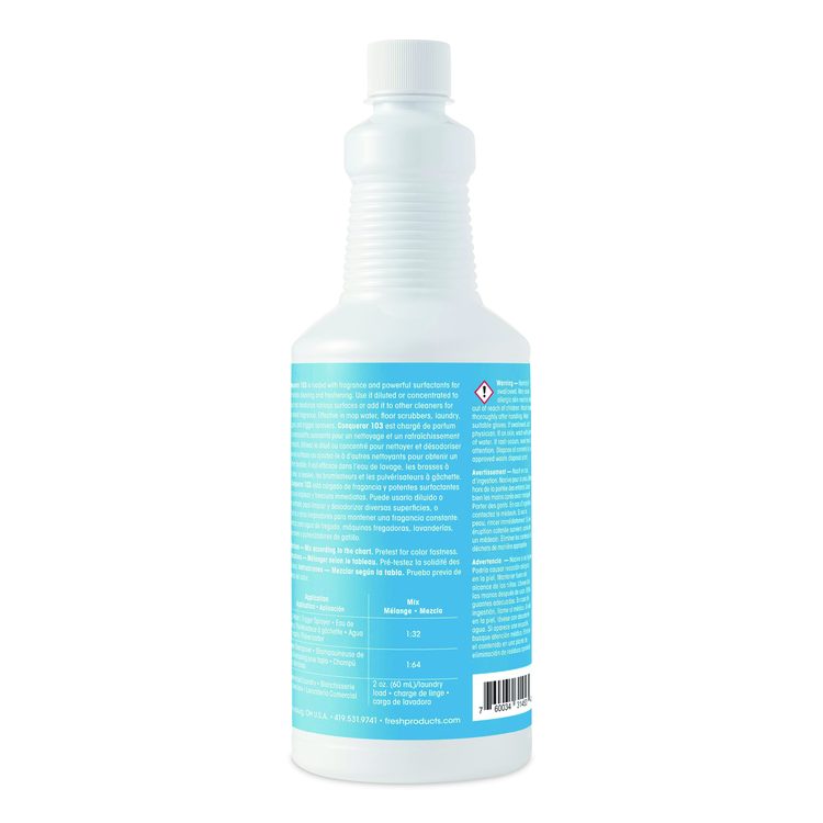 Conqueror 103 Odor Counteractant Concentrate, Cherry, 32 oz Bottle, 12/Carton