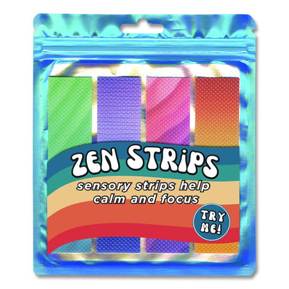 Bumpy Gradient Zen Strips, Ages 6 and Up, Assorted Colors, 4/Pack