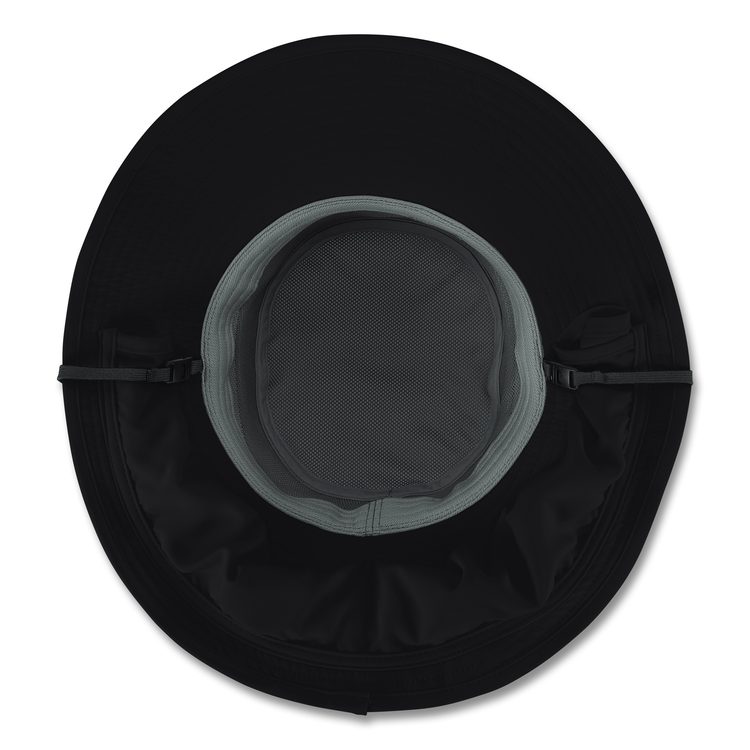 Chill-Its 8934 Ranger Hat with Neck Shade, Microfiber/Polyester, Small/Medium, Black