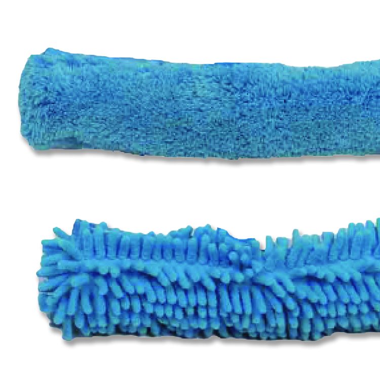 Window Cleaner Set, with Washing Pads, 11", 49" Plastic Handle, Blue