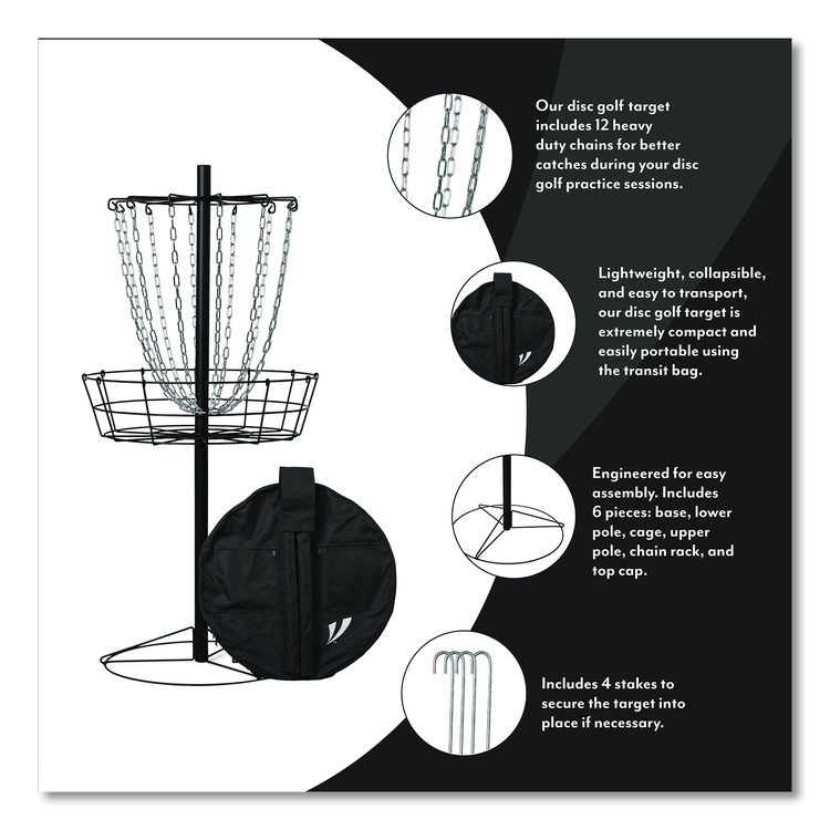 Disc Golf Target, 52.8" x 26" Diameter