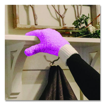 Dusting Set, Feather Duster, Dusting Wand, 2 Gloves, Pink