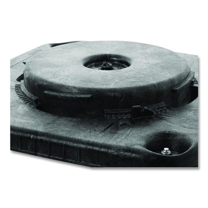 Brute Container Square Dolly, 300 lb Capacity, 17.25 x 6.25, Black
